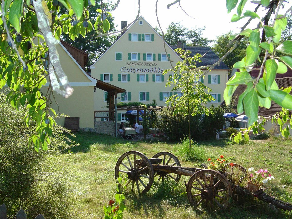 Hotel Landgasthof Gotzenmühle Lichtenau  Exterior foto